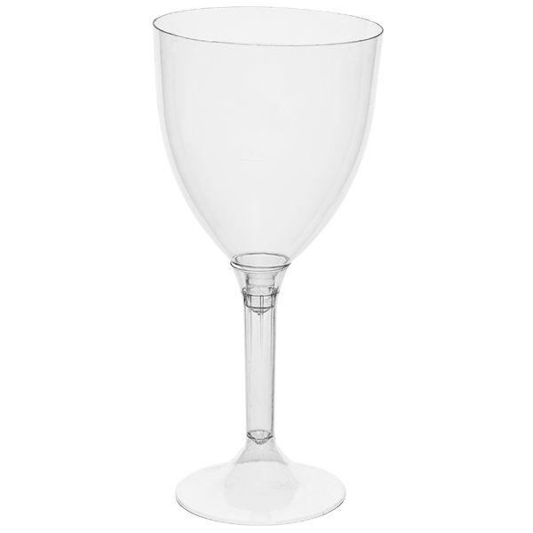 Бокал для вина большой на высокой прозрачной ножке 250 мл прозрачный d=80 h=180 1013П (20/100)