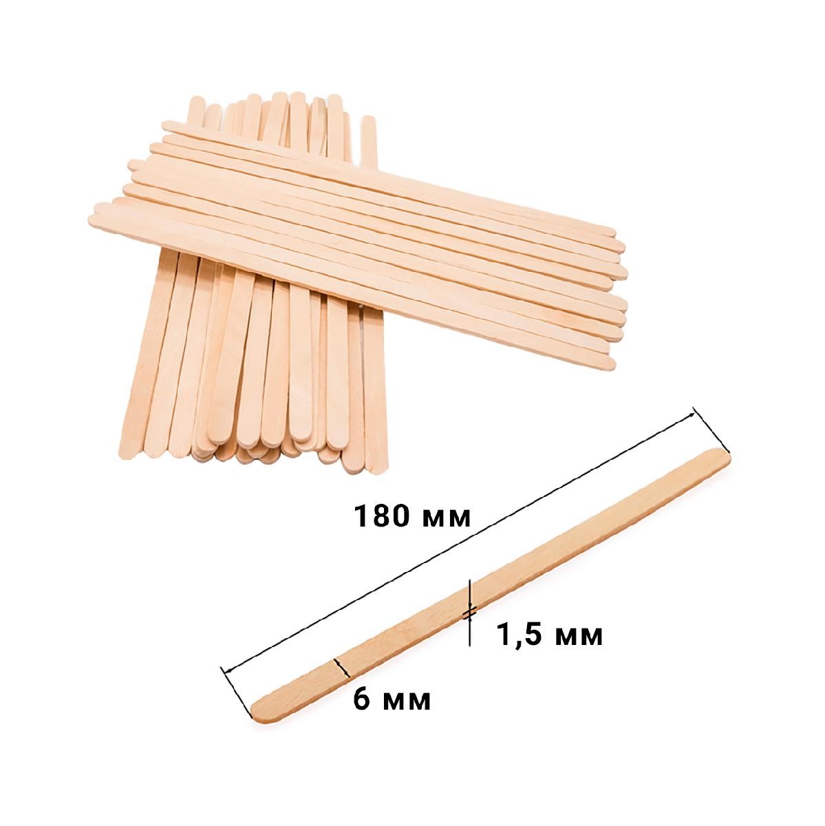 Размешиватель деревянный 18см 18*6*1,5 (1000/10000)