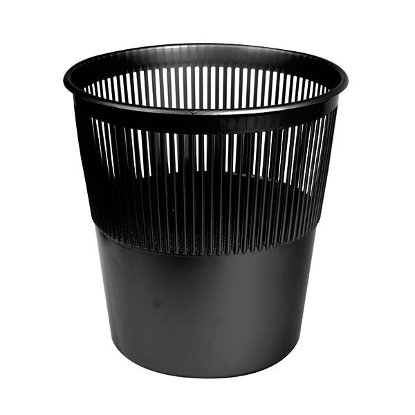 Корзина для бумаг 9л d=26 h=27 черная