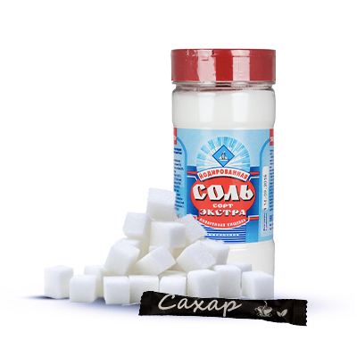 Сахар, соль, перец, корица