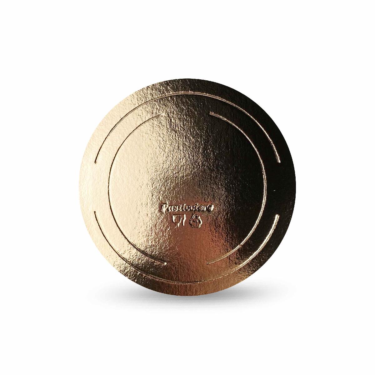 Подложка ламинированная золото/жемчуг 1,5мм 25*25см (50)