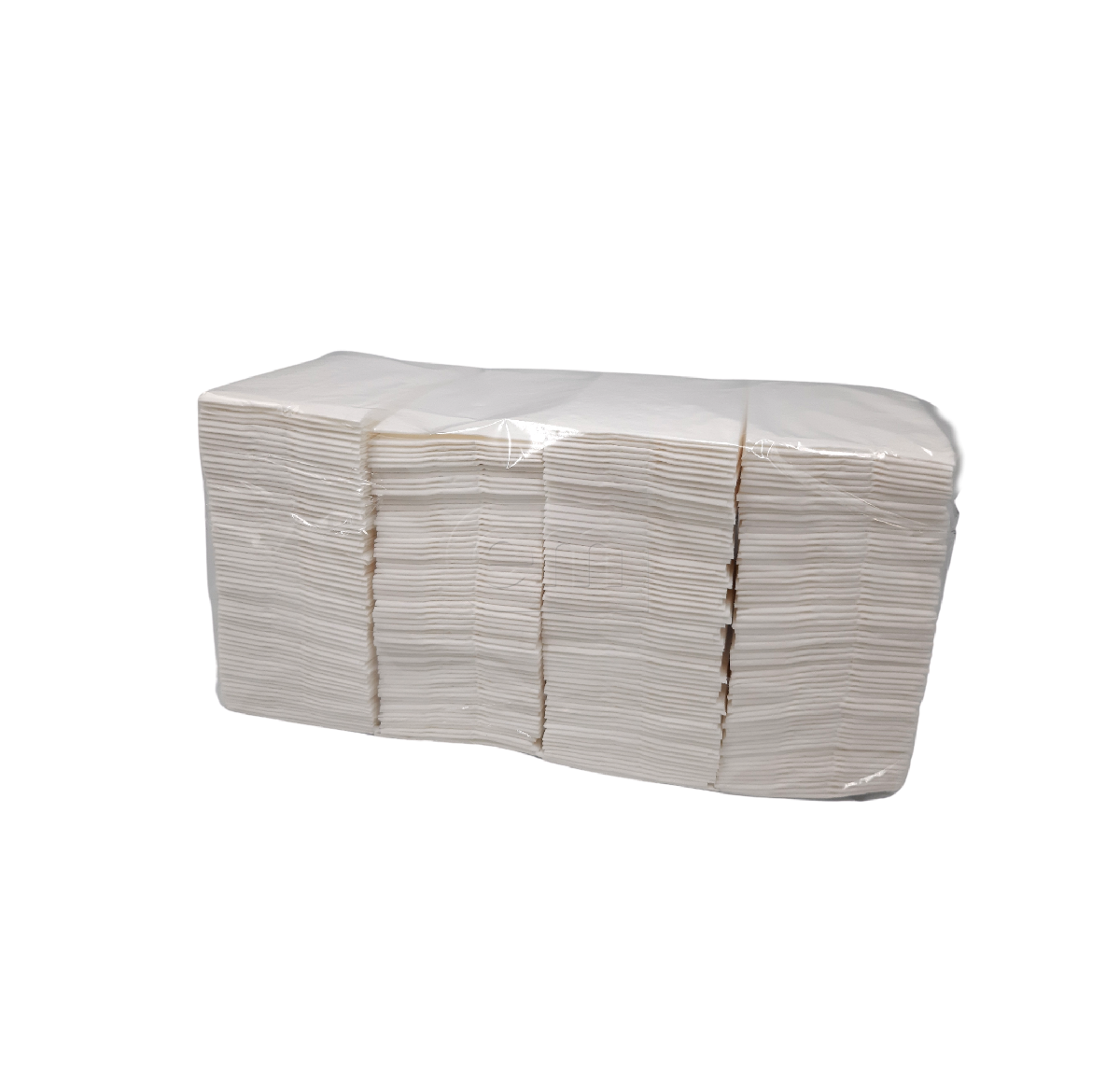 Салфетки бумажные 2-слойные 24×24см 230шт белые "BigPack" 1/8 сложение (18)