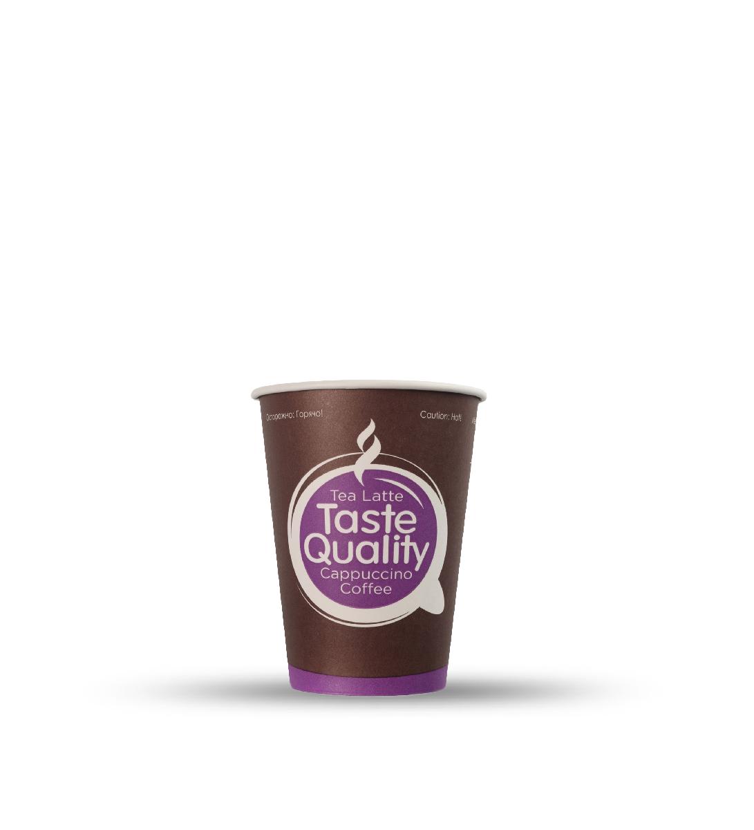 Стакан картонный 300мл "taste quality" d=90 (50/1000)