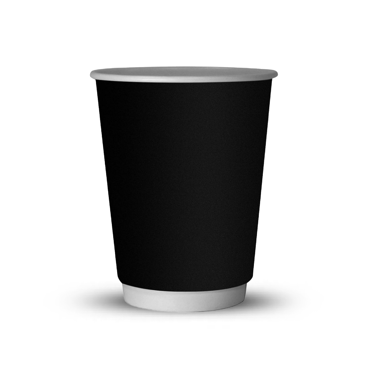 Стакан картонный 2-сл. 300мл черный Е d=90 (25/400)