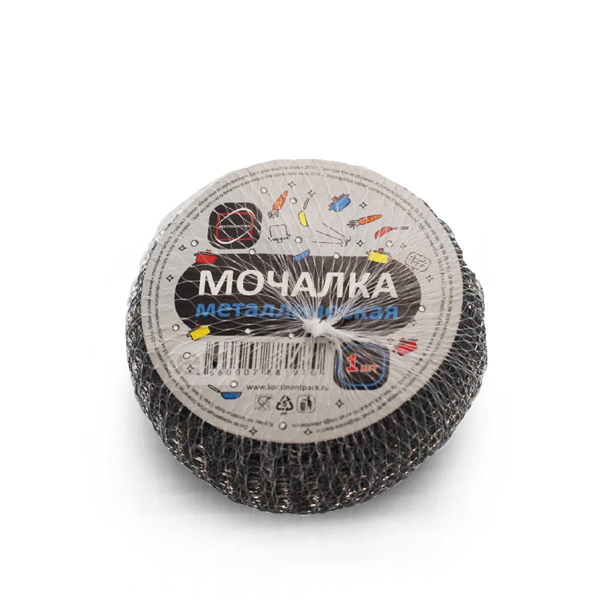 Губка-мочалка металлическая Макси 40гр в сетке (30)