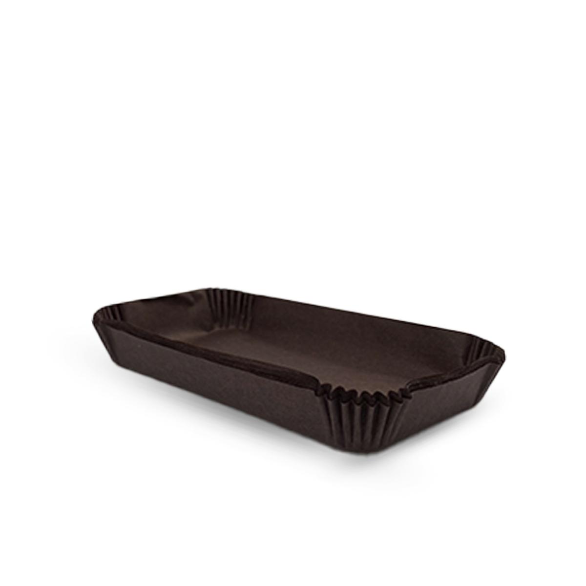 Тарталетки бумажные прямоугольные коричневые 62*120*15мм (500/5000)