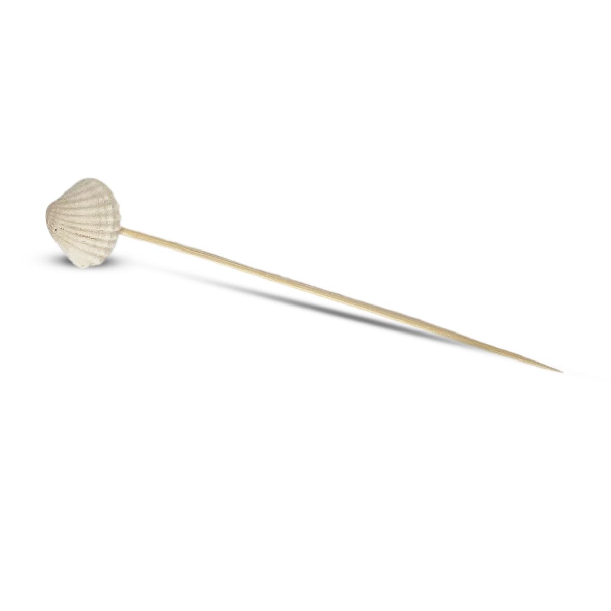 Пика декоративная "Ракушка" 12см (100)