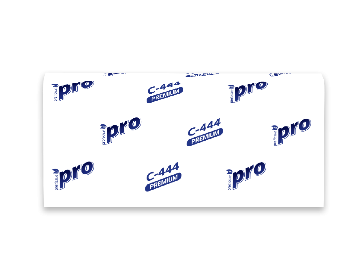 Бумажные полотенца 2-сл 150 л Z-укл 24*22,5 Protissue целлюлоза Instant С444 (28)