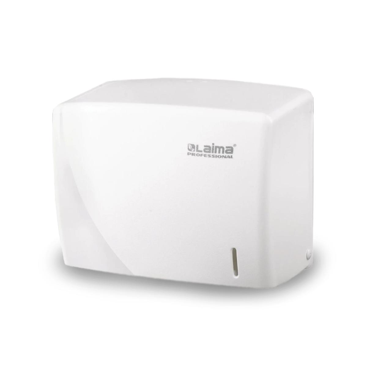 Диспенсер для полотенец LAIMA PROFESSIONAL ORIGINAL (Система H2), Z-сложения, белый, ABS, 605759