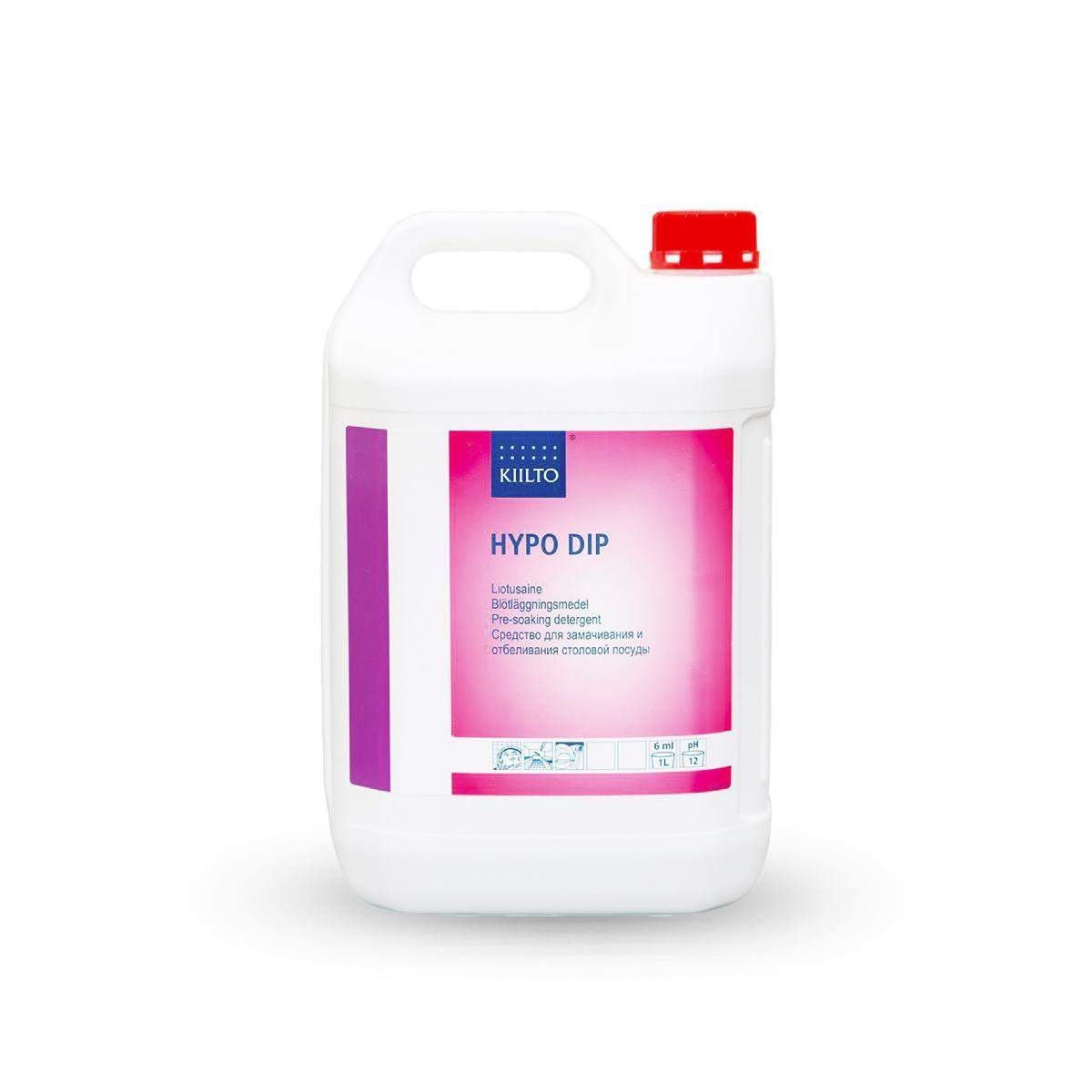 Ср-во для замачивания и отбеливания посуды "Hypo Dip Kiilto" 5л