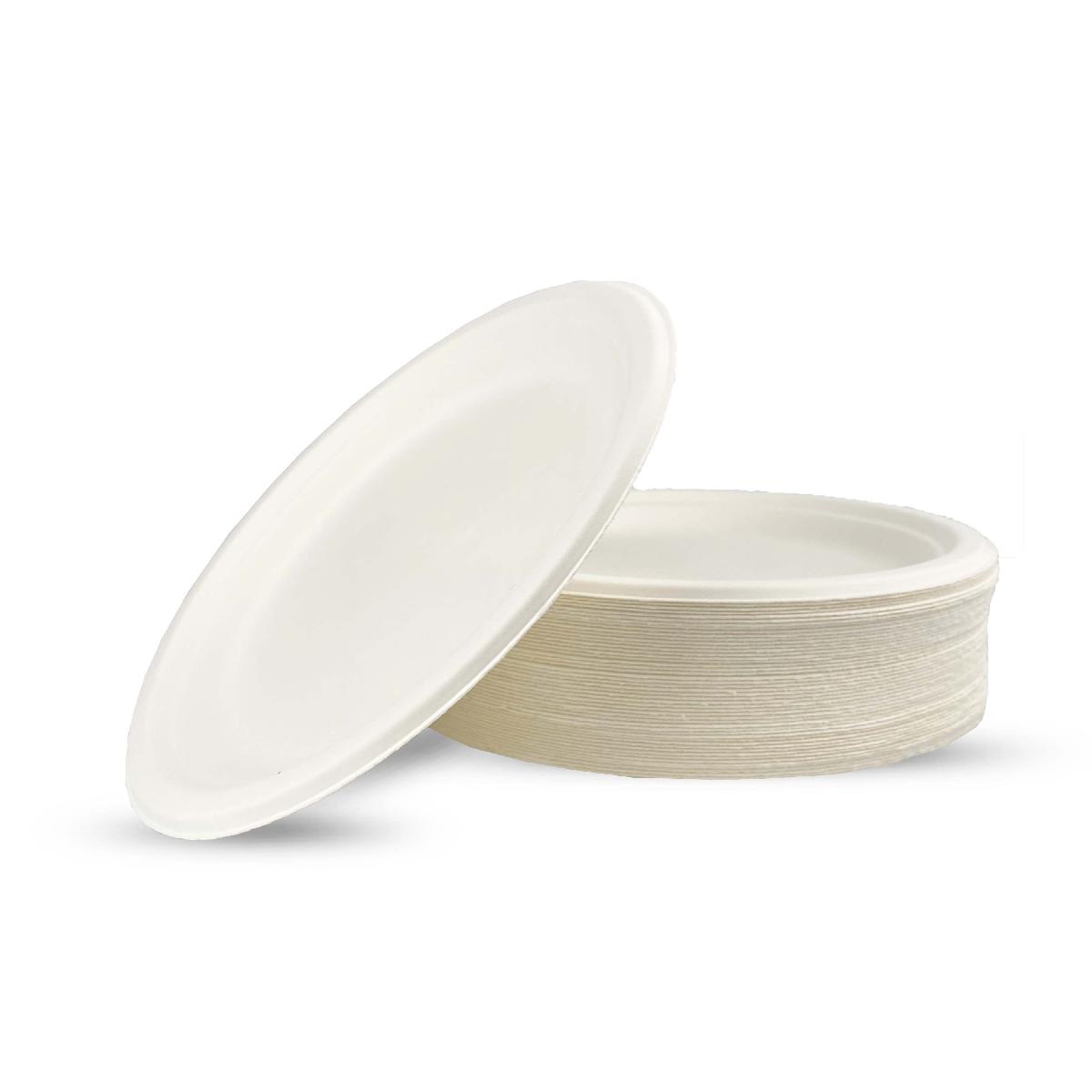 Тарелка из сахарного тростника 225*18мм P102 XYP090 (50/1000)