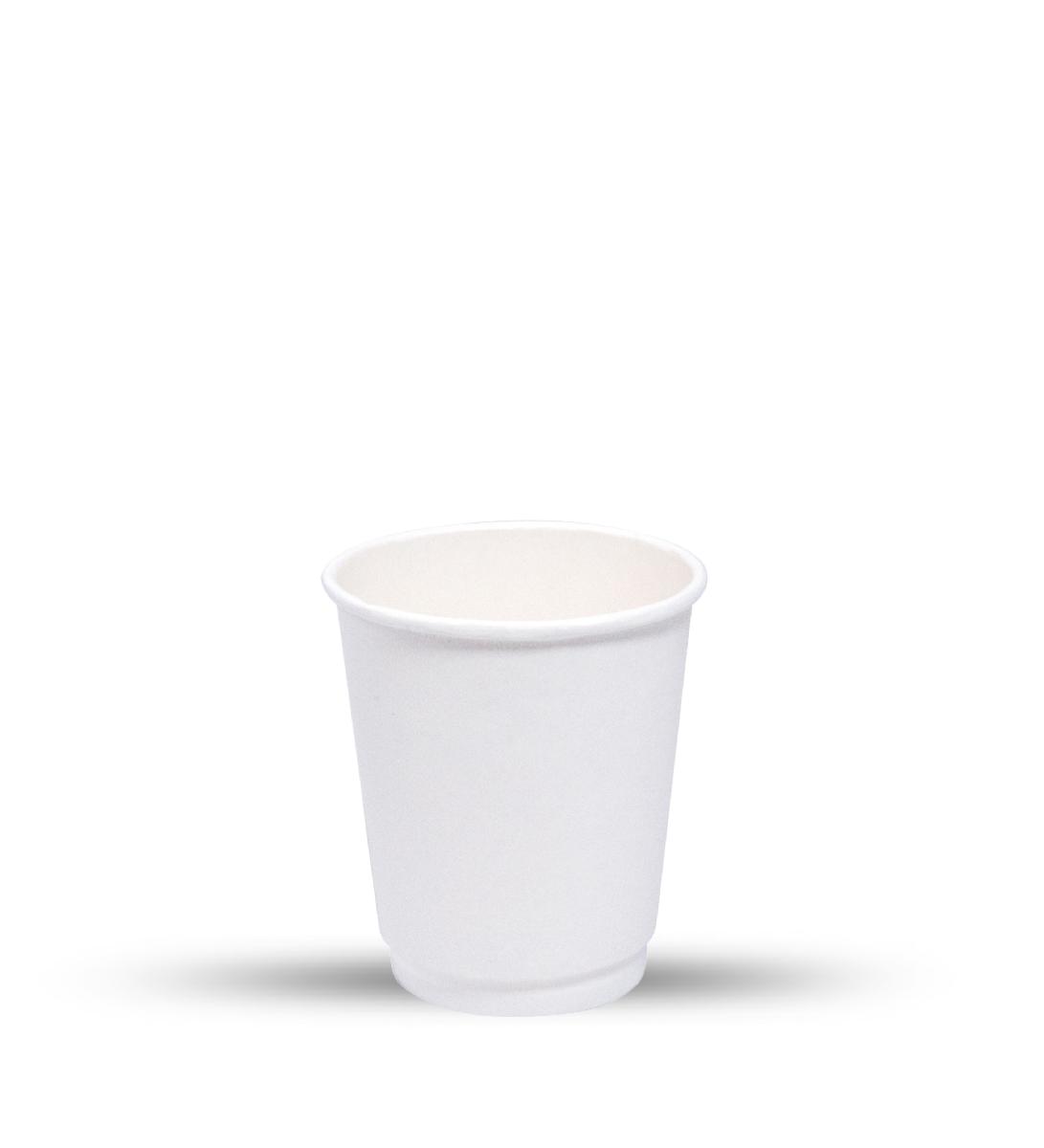 Стакан картонный 2-сл. 250мл белый d=80 (25/500)