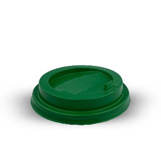 Крышка пластиковая d=80 зеленая с клапаном УК-80К (100/2000)