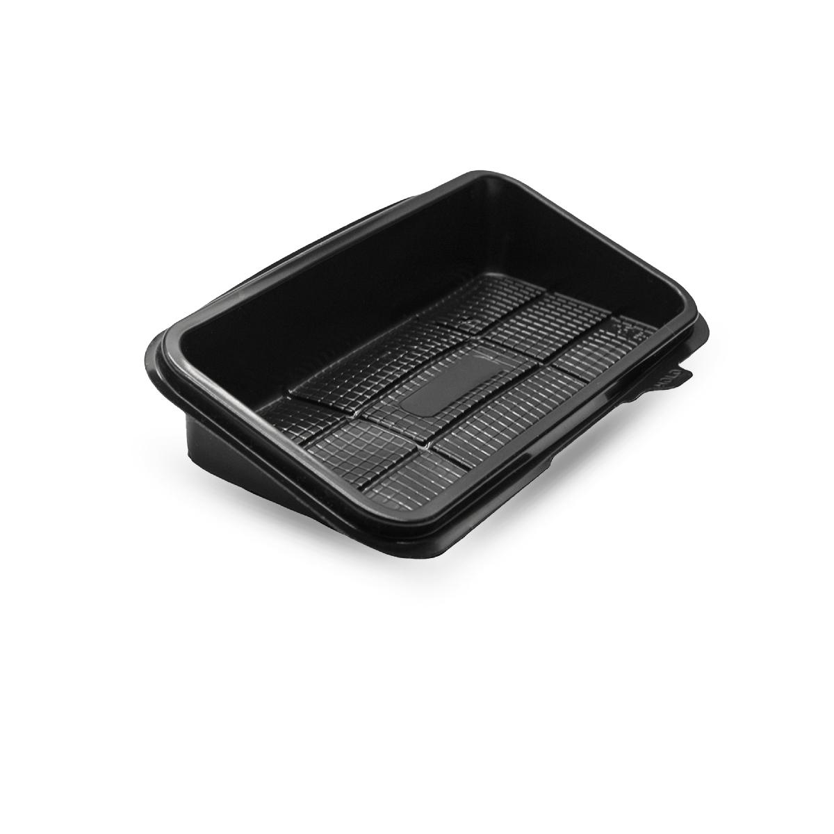 Контейнер для суши ПК-0034 154*63мм черное дно 111 "Caster"  (50/600)