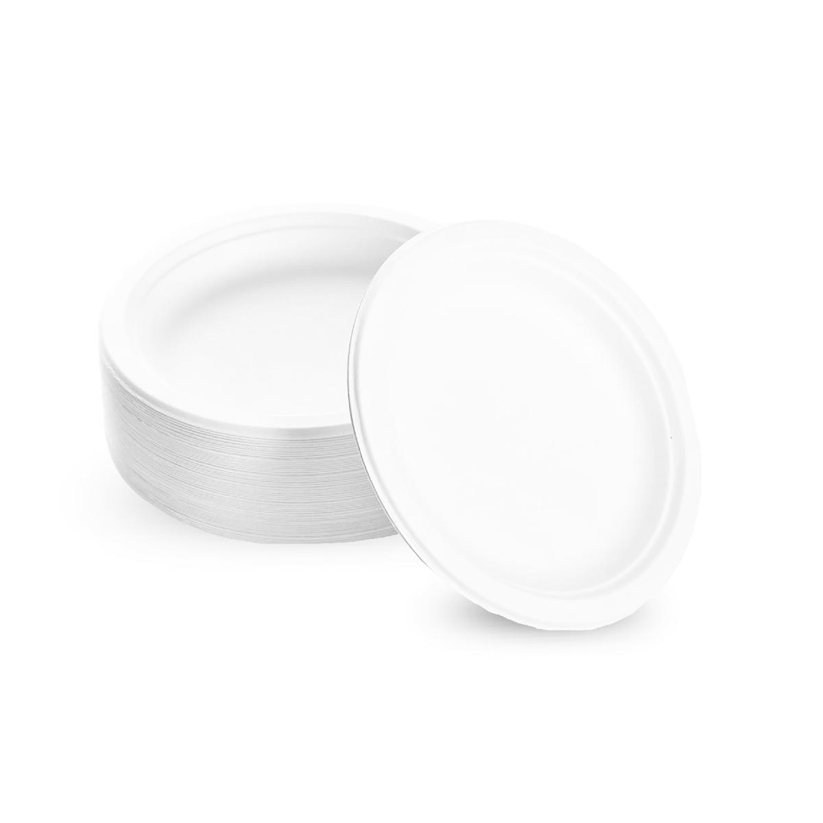 Тарелка из сахарного тростника 261*20мм P103 (50/500)