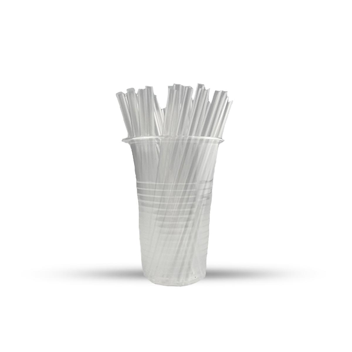 Трубочки без изгиба мини d5мм L125мм прозрачные 400шт (50)