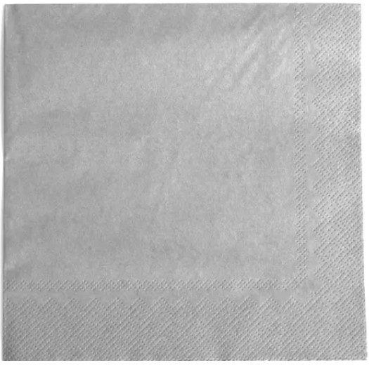 Салфетки премиум 2-сл 33*33см Oooops! (Duni) серая 50шт 50373 (48)