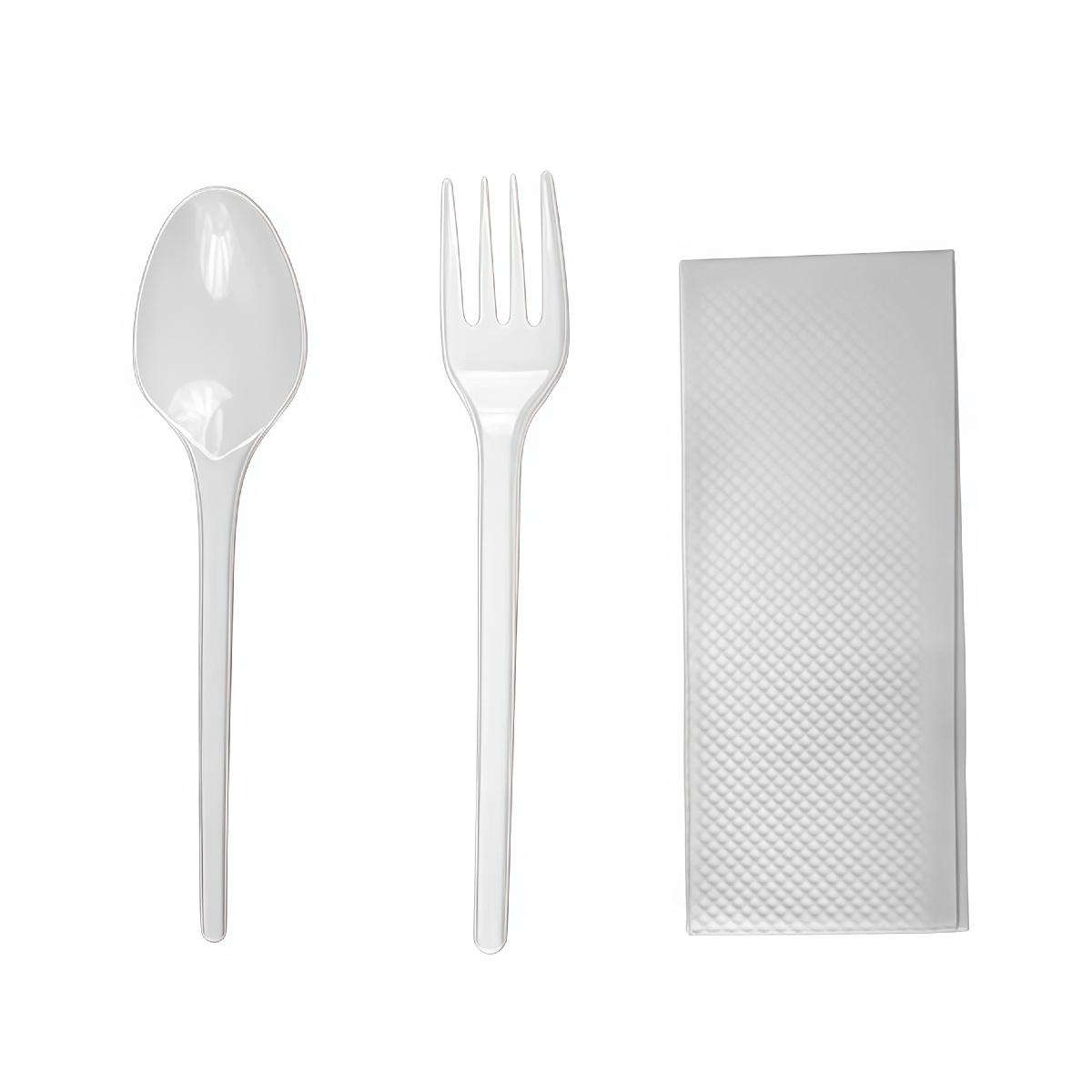 Набор:3/1 вилка, ст. ложка, салфетка арт. Н31-009 (50/300)
