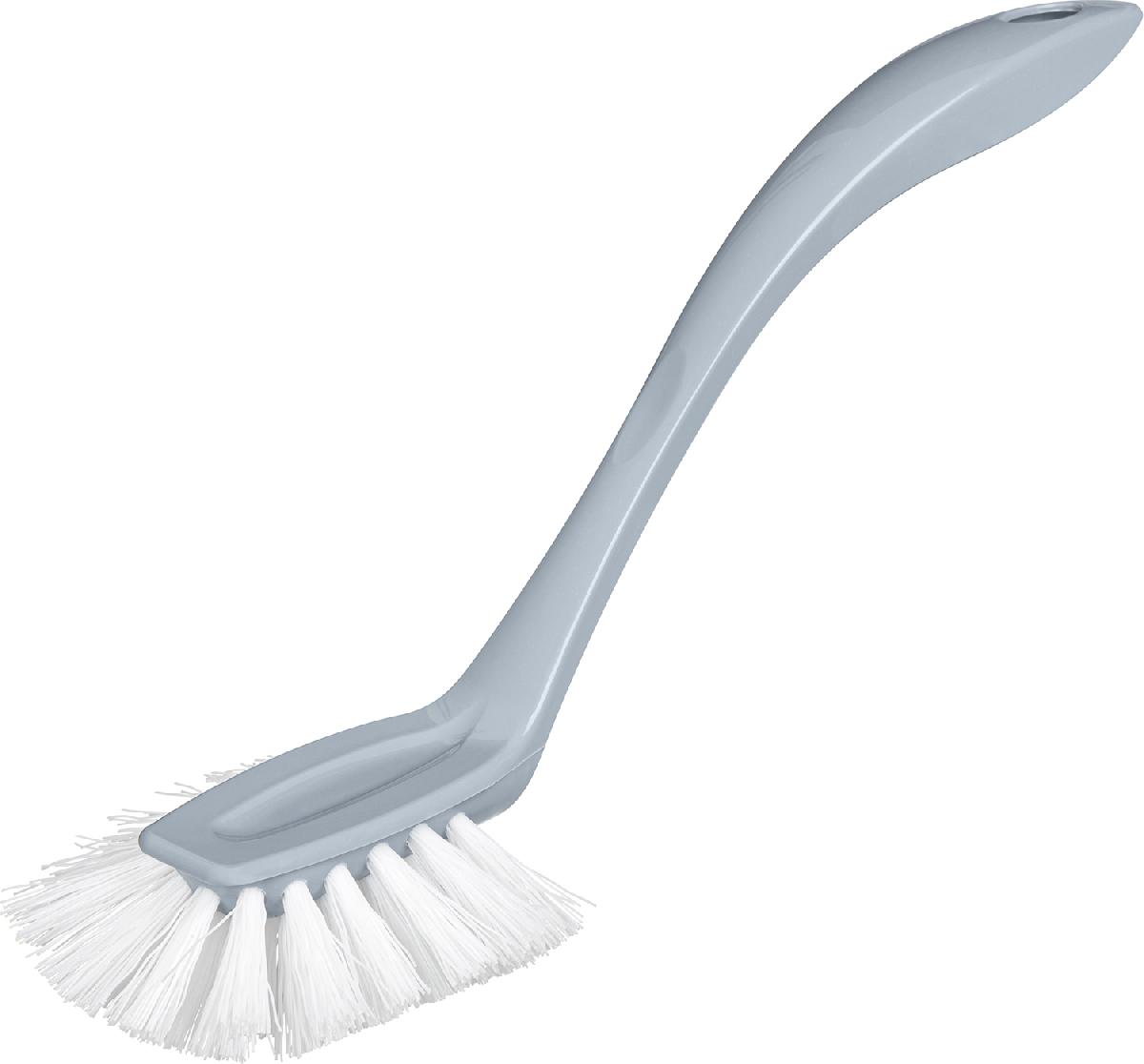 Щетка для посуды с ручкой эргоном "Etna" серый (30)