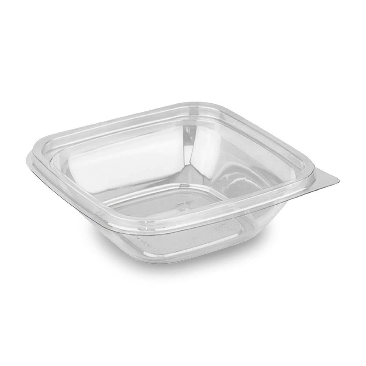 Контейнер ПЭТ-121 кубик 250мл 121*121*38мм без крышки прозрачный ПЭТ (75/675)