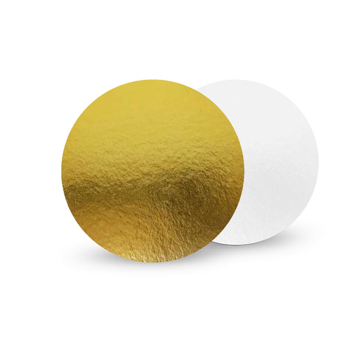 Подложка ламинированная золотая 2,5мм 22см 10шт