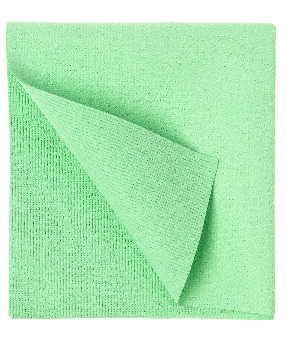 Салфетка прорезиненная для стекла и глянцевых поверхностей 35*40 зеленый HQ Profiline /73614