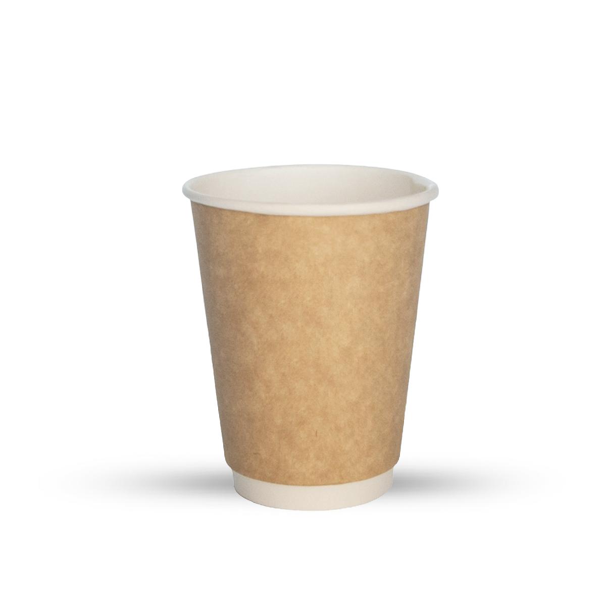 Стакан картонный 2-сл. 300мл "крафт" Е d=90 (25/400)
