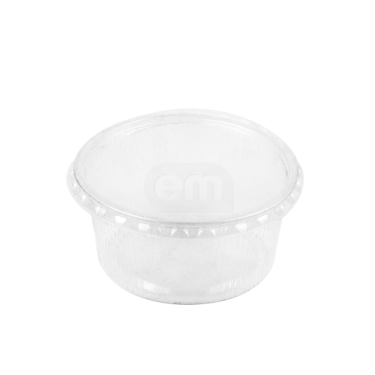 Сметанник прозрачный 250мл с крышкой PP УпаксЮнити (50/1000)