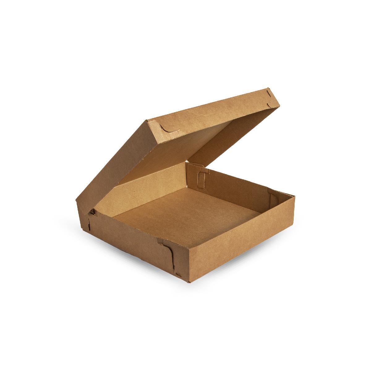 Коробка для пиццы/пирогов 285*284*60мм бурый  (50)