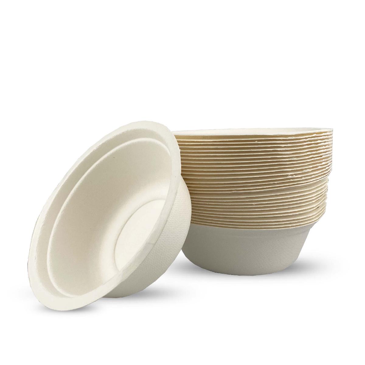 Миска из сахарного тростника 350мл 160*37мм  L101В PBR012 (50/1000)