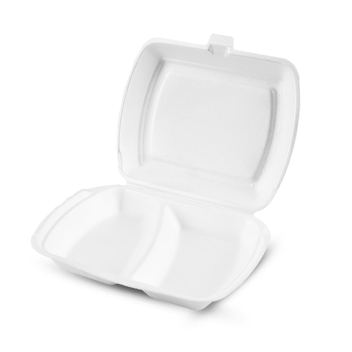 Ланч-бокс ППС 2-секц. 249*207*61 "ПР" (100)