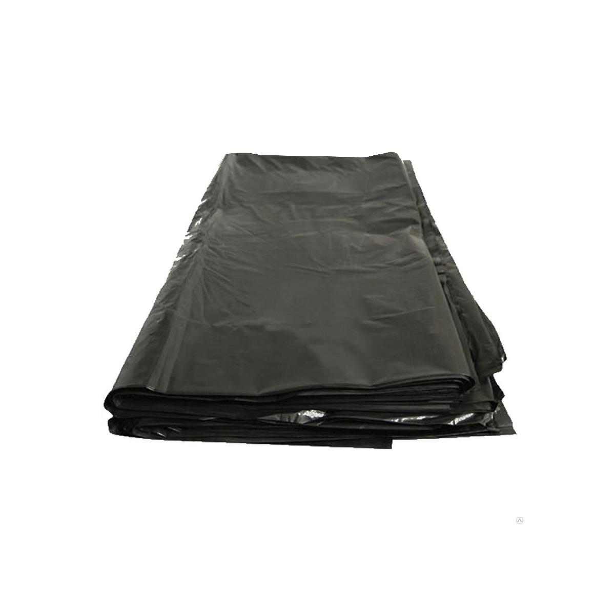 Мешки для мусора в пласте ПВД 120л 70мк 70*110см черные (50) 