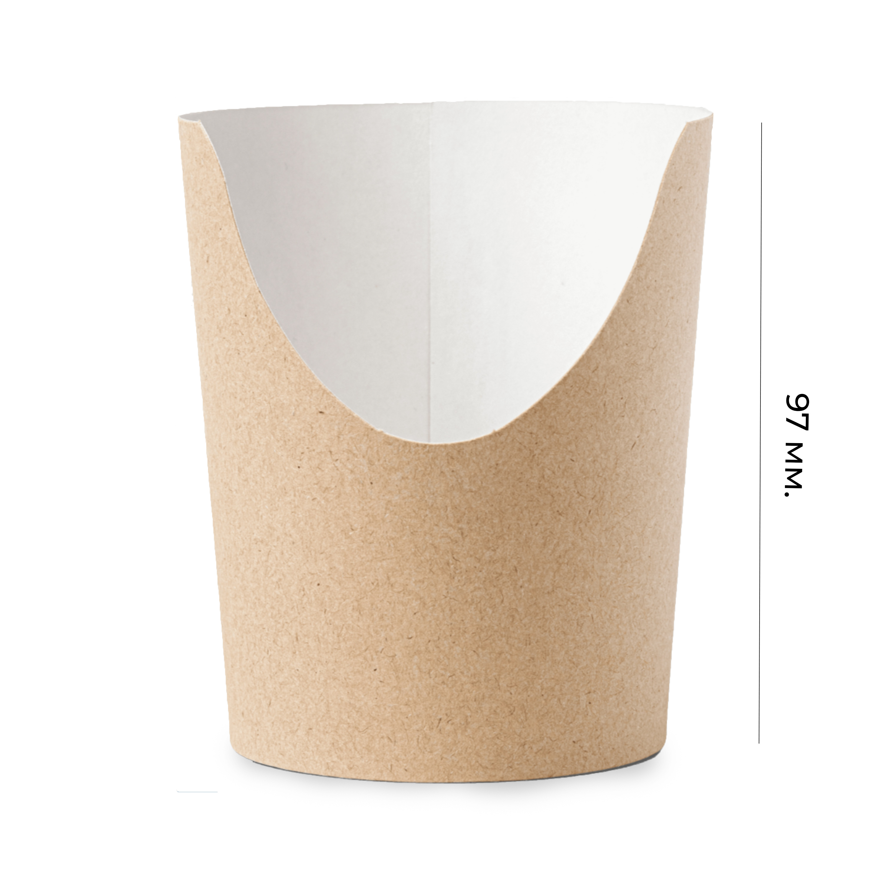 Контейнер для снэков, попкорна SNACK BOWL M 92(75)*97 OSQ (30/600)