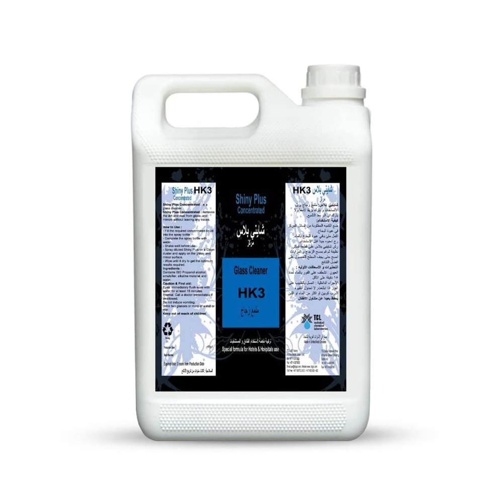 Shiny Plus HK3 - Суперконцентрат для стеклянных и зеркальных поверхностей 5л TCL