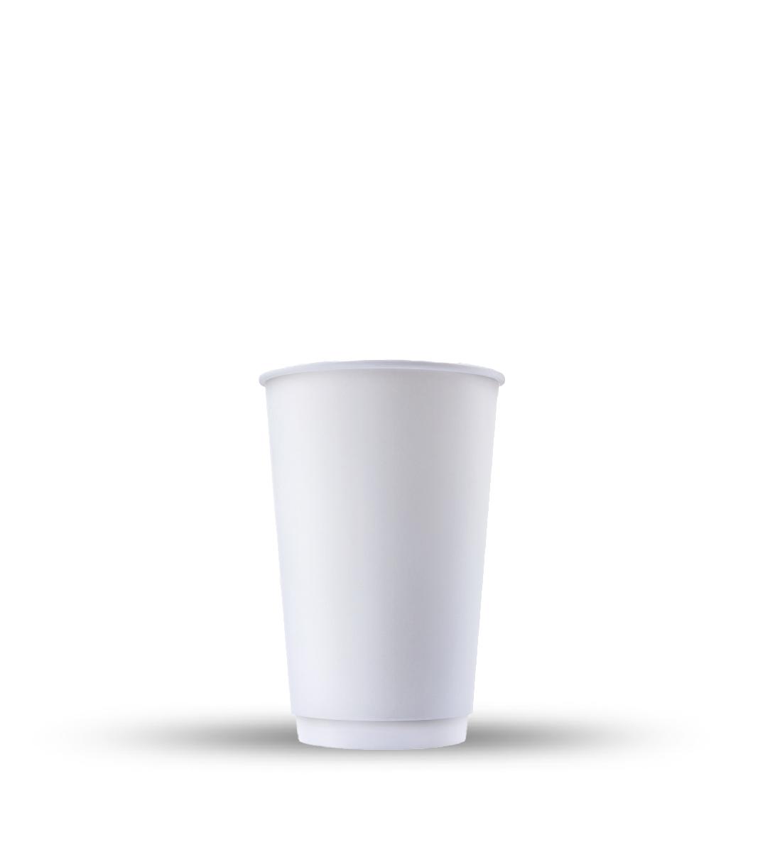 Стакан картонный 2-сл. 400мл белый d=90 (25/500)