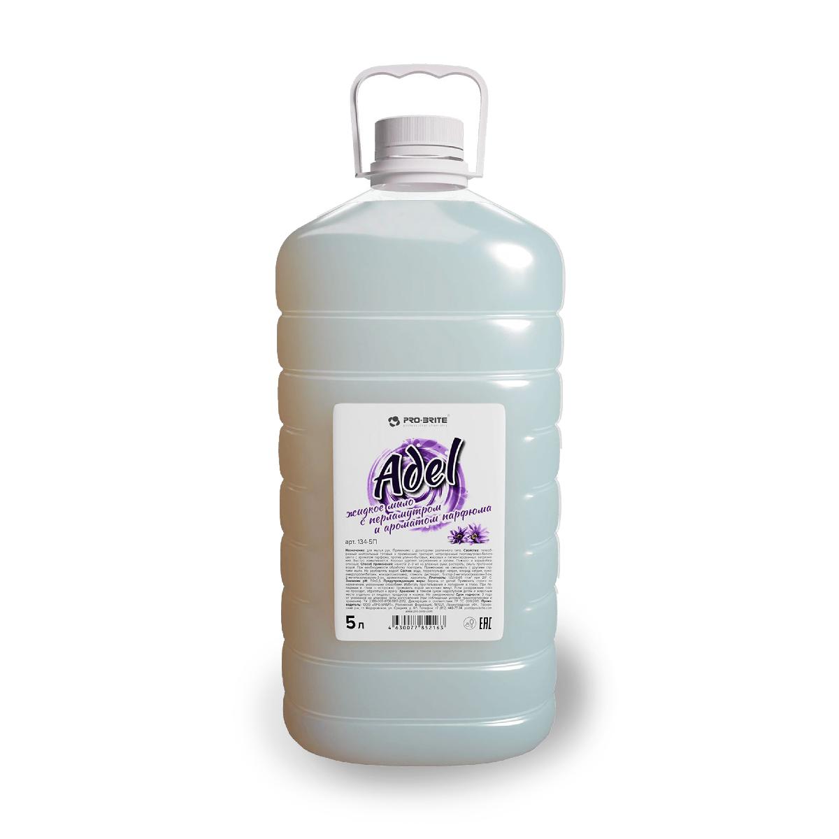 Жидкое мыло с перламутром и ароматом парфюма Pro-brite Adel 5л PET 134-5П (4),