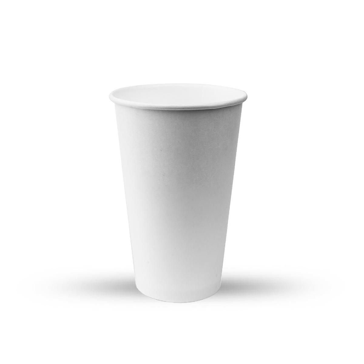 Стакан картонный 400мл белый d=90 (50/1000)