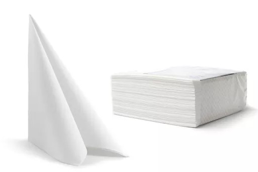 Салфетки премиум 40*40см Airlaid (Duni) белый 50шт 56504 (16)