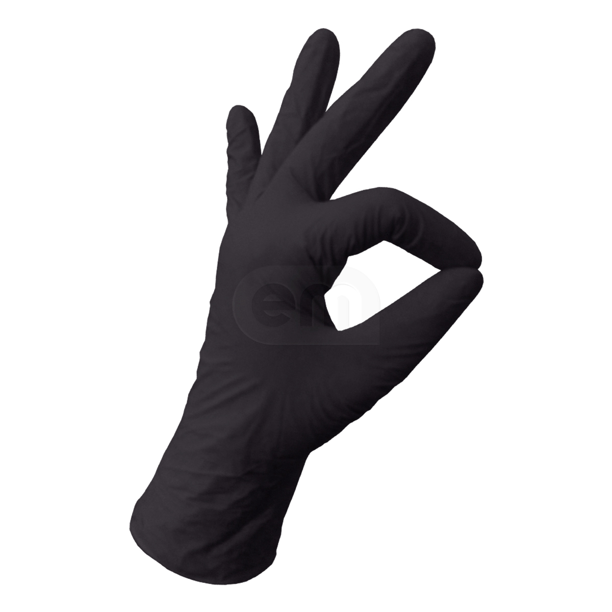 Перчатки нитриловые ЧЕРНЫЕ размер М 100шт Benovy (10)