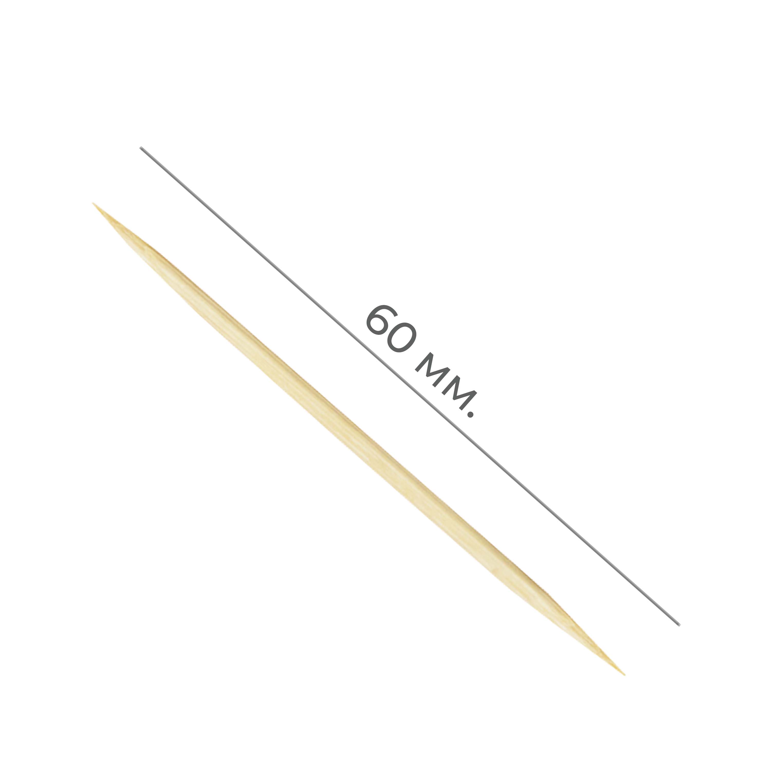 Зубочистки в пластиковой банке 6см×2мм 100шт (480)