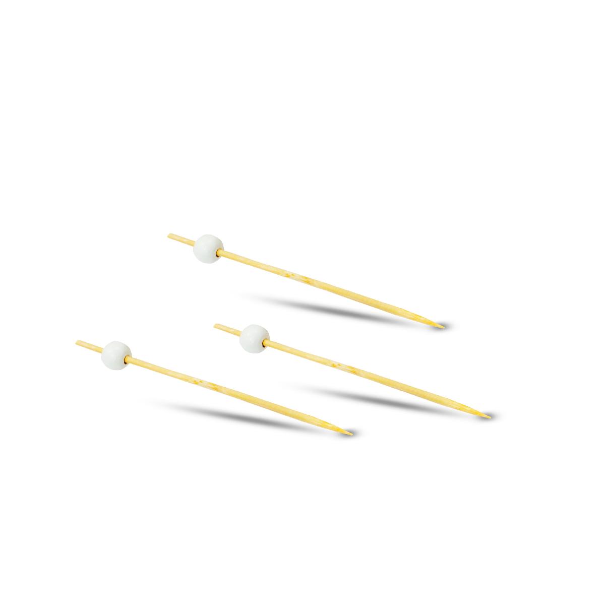 Пика декоративная "Жемчужина белая" 12см (40)