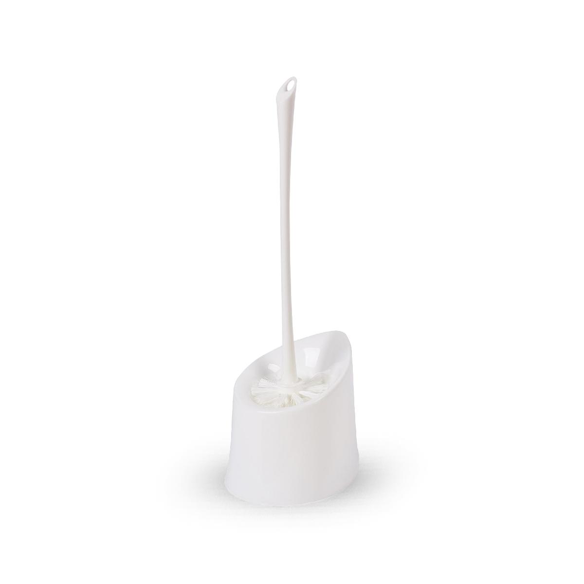 Набор для туалета: ершик+подставка белый Voque (6)