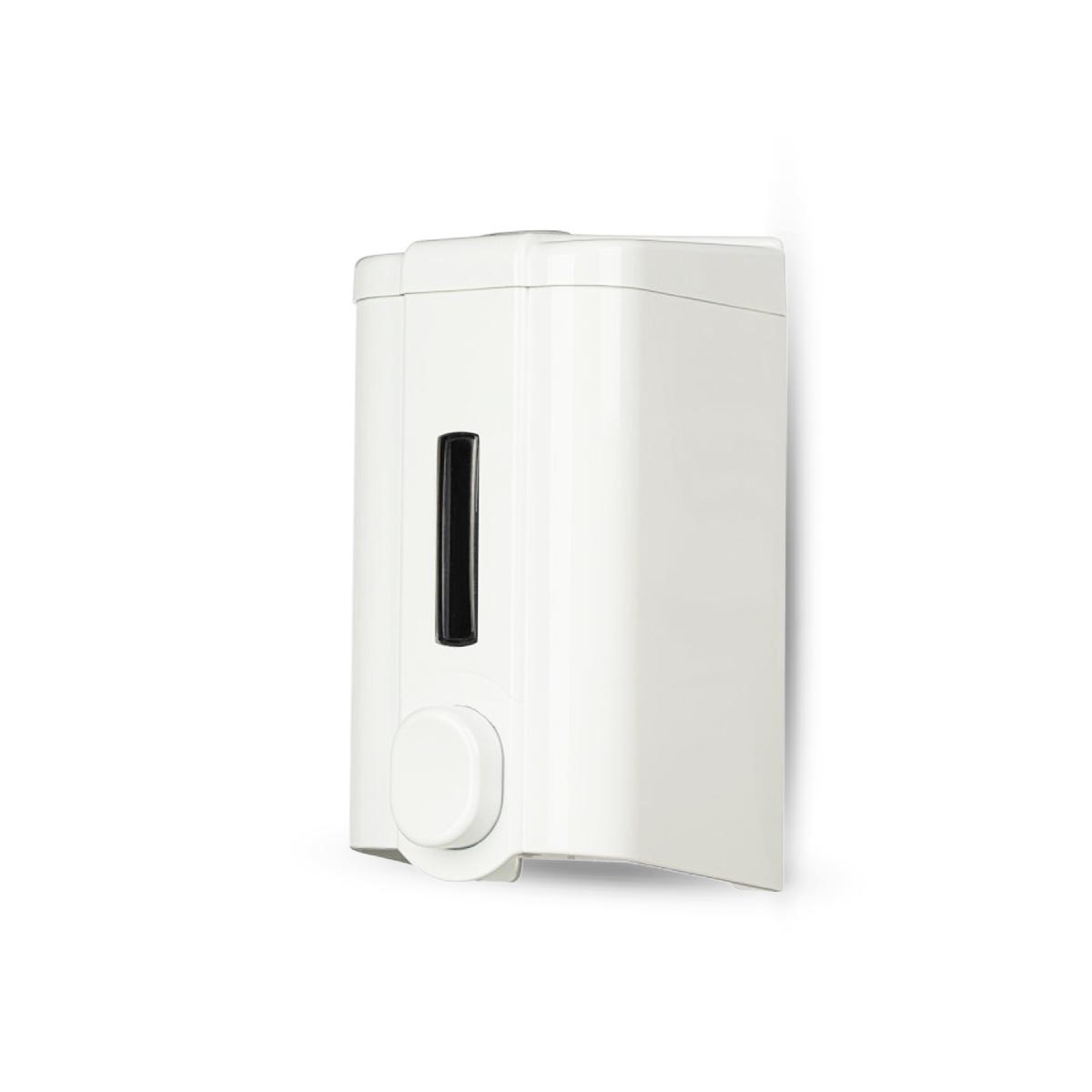 Диспенсер для жидкого мыла 0,5л заливной белый (S)