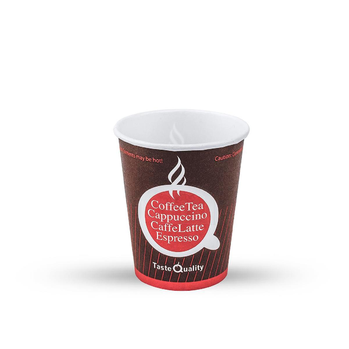 Стакан картонный 180мл "taste quality" d=72 (80/2000)