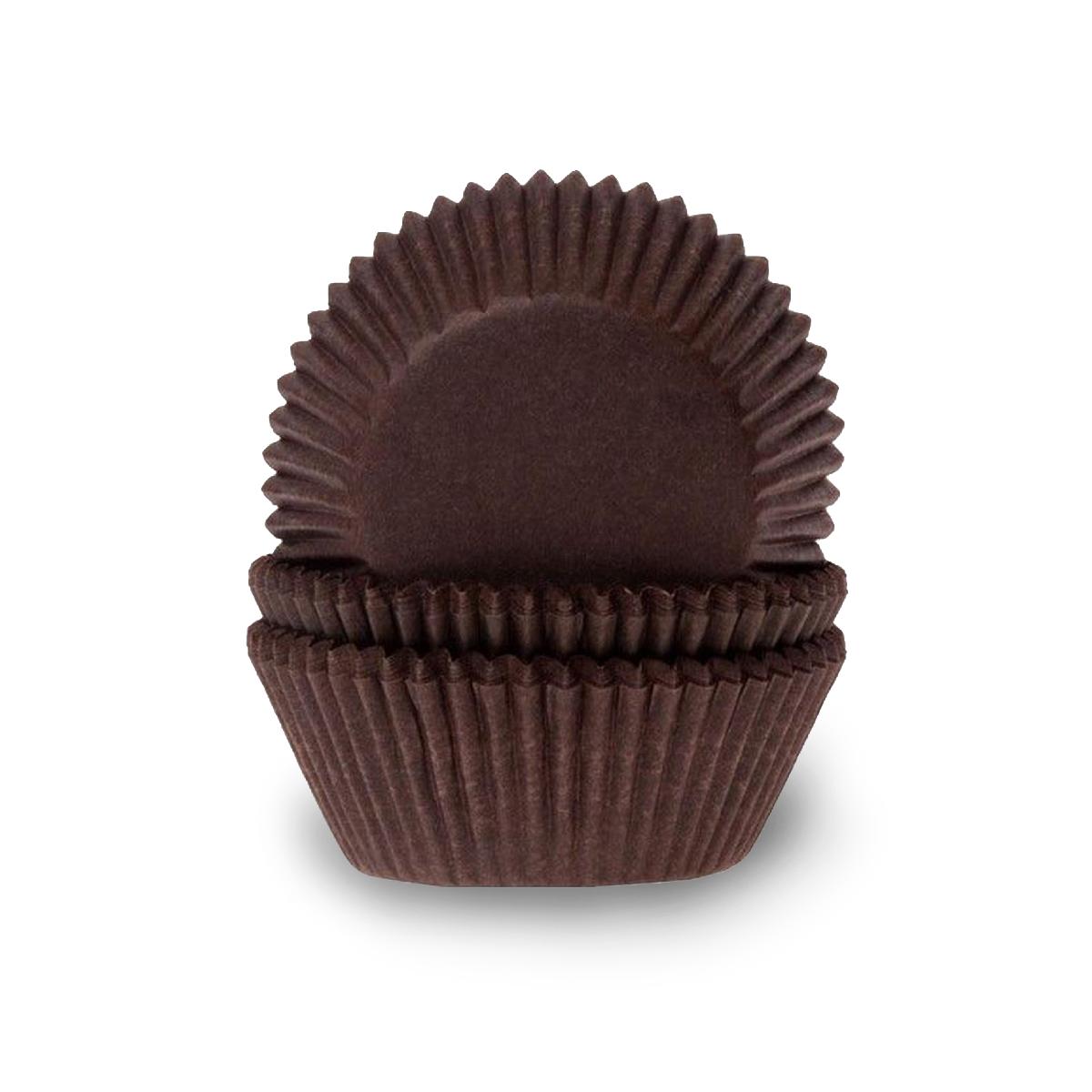 Тарталетки бумажные круглые коричневые 80*20мм (7000)