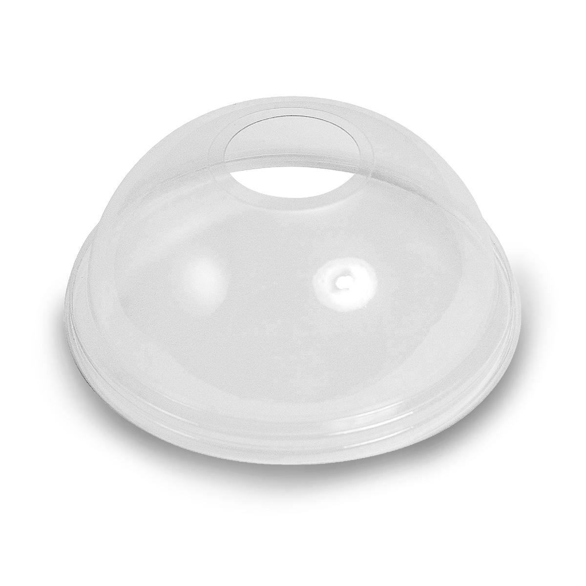 Крышка купольная ПЭТ с отверстием d=95мм СТП (50/1000)