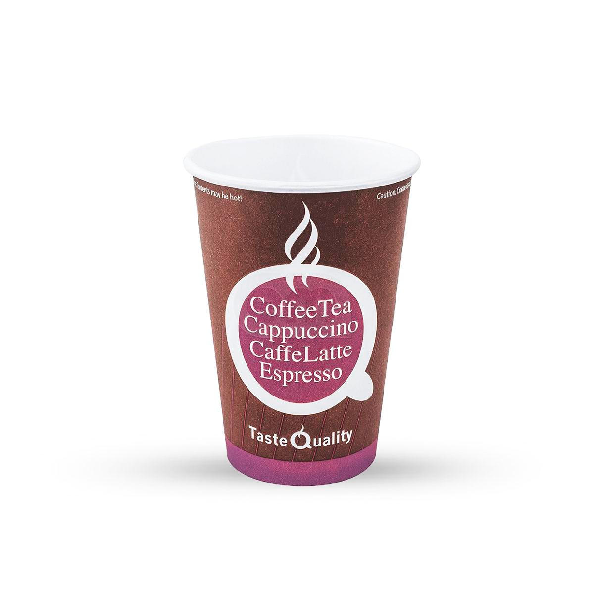 Стакан картонный 400мл "Taste Quality" d=90 (50/1000)