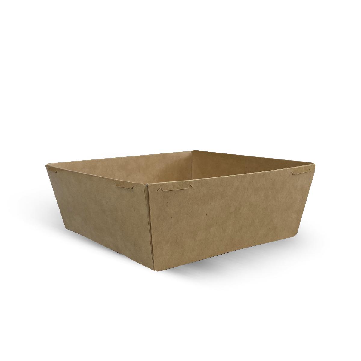 Контейнер "Smart Pack 550" 114/130*114/130*40 без крышки крафт OSQ (50/450)