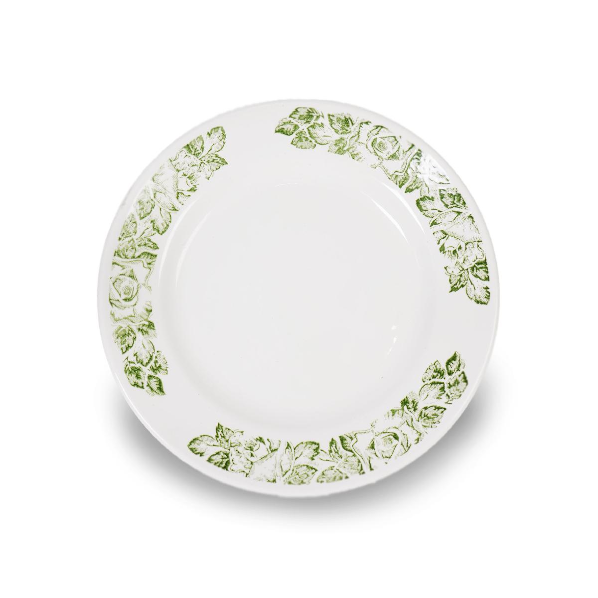 Тарелка мелкая фарфоровая д175мм, гладкий край