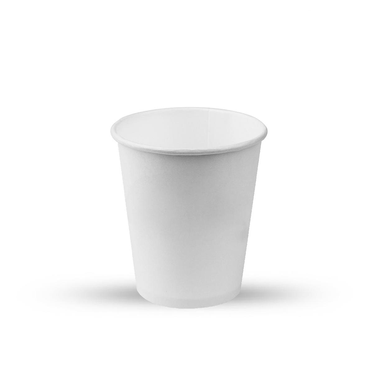 Стакан картонный 180мл белый d=72 (80/2000)